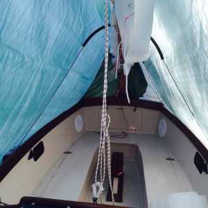 cockpit with tent
